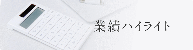 業績ハイライト