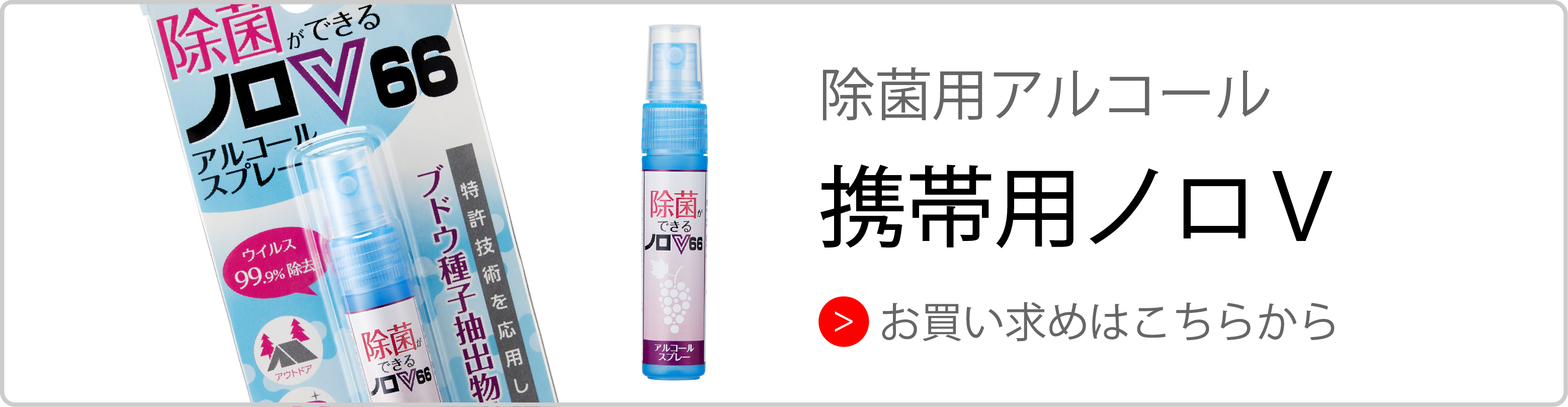 除菌用アルコール 携帯用ノロV